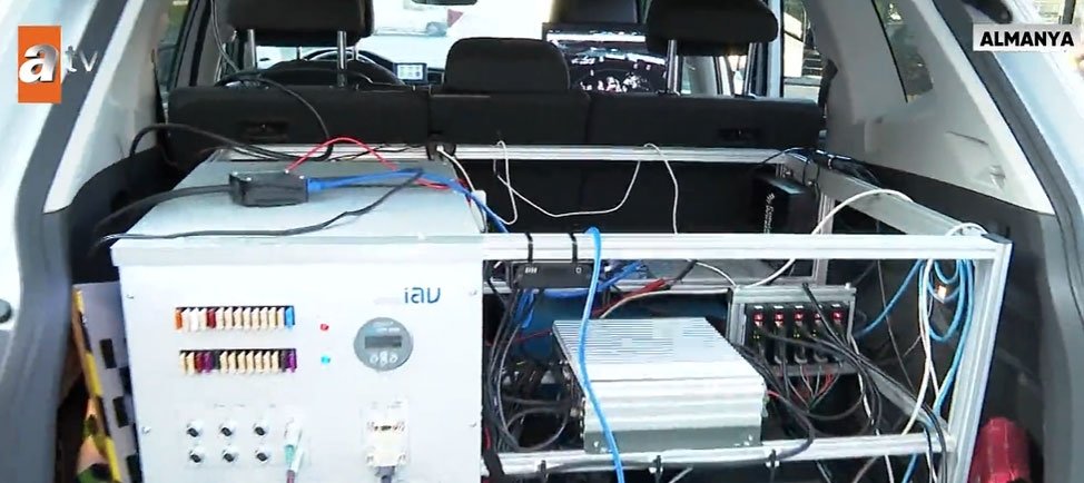 Sensörlü, otonom araç