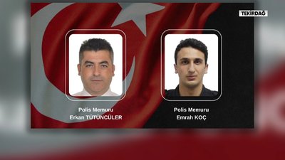 Tekirdağ’dan acı haber: 2 polisimiz şehit