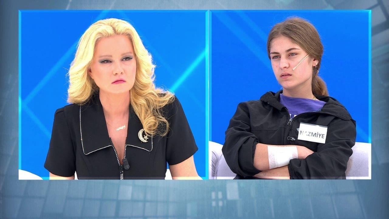 Nazmiye ablasının cenazesinden kaçtı!
