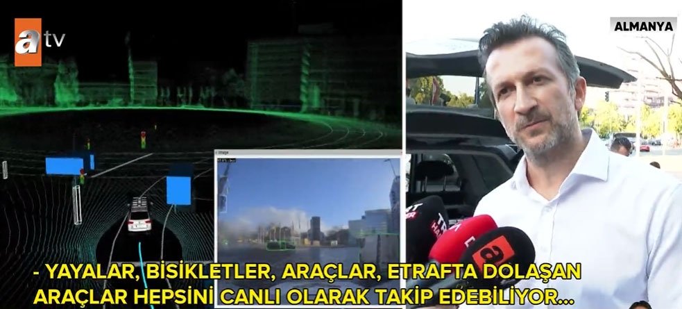 Sensörlü, otonom araç