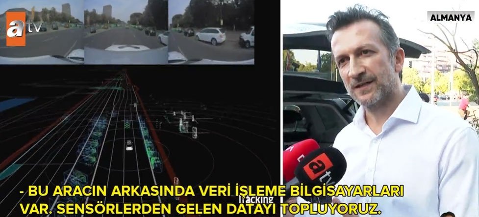 Sensörlü, otonom araç