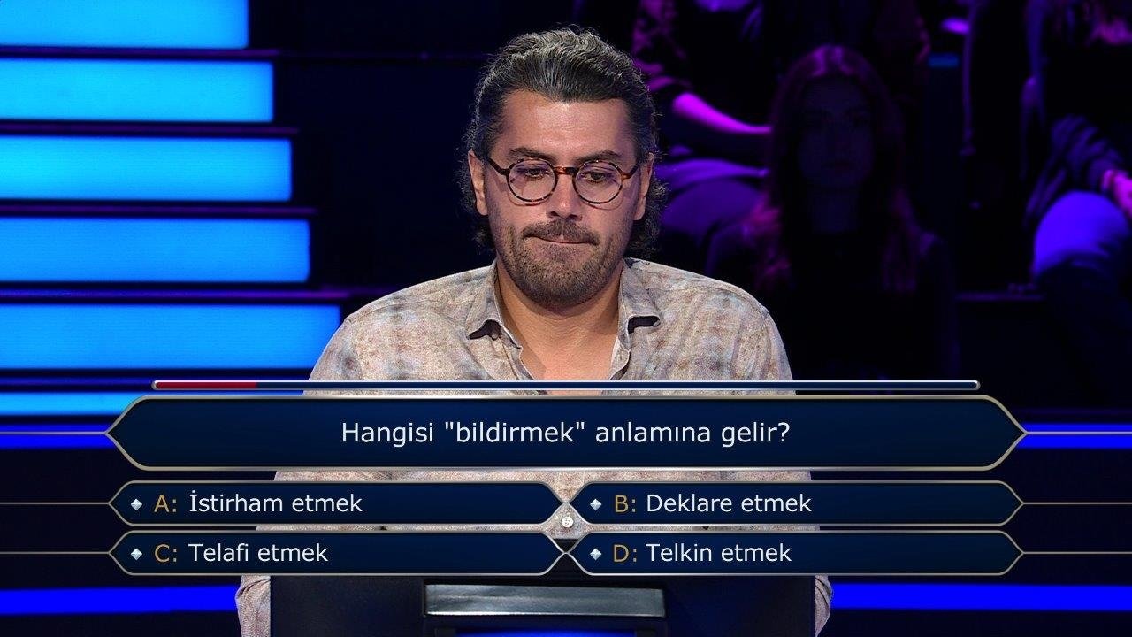 Milyoner son bölüm soruları... 