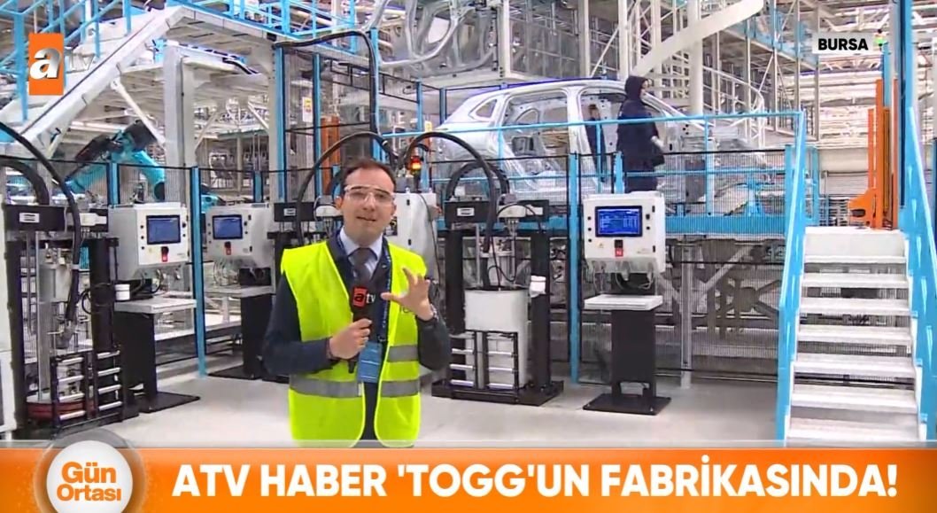 TOGG kapılarını atv Haber'e açtı!