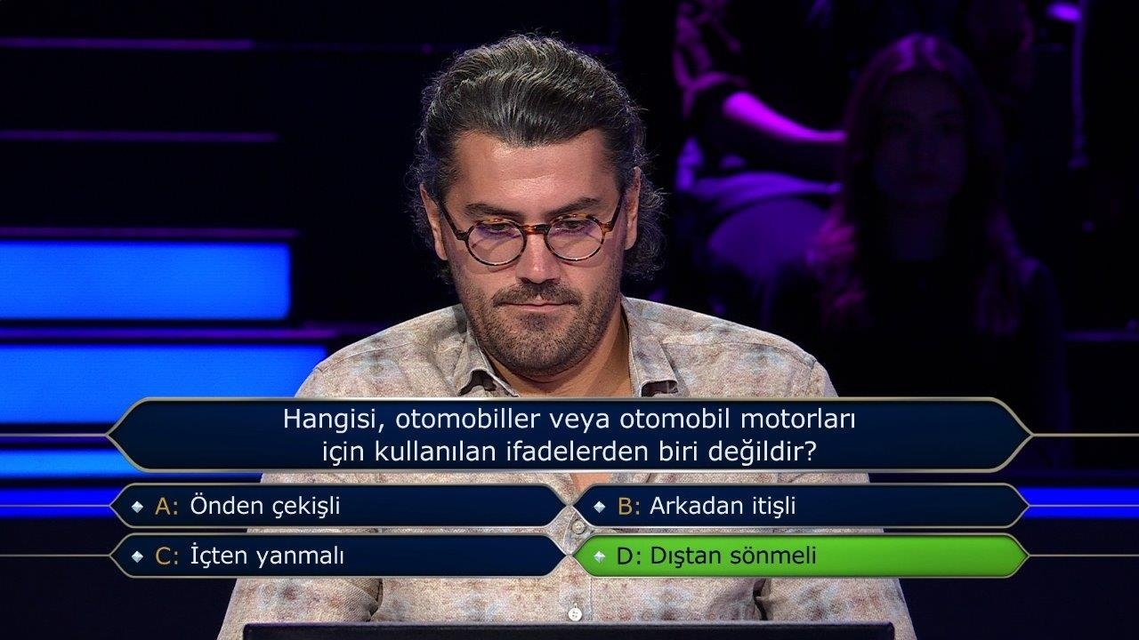 Milyoner son bölüm soruları... 