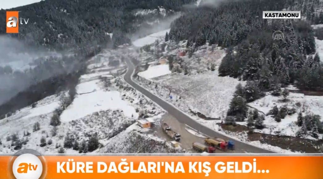 Küre Dağları’ndan muhteşem görüntüler