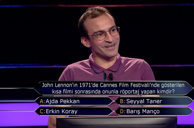 John Lennon'ın 1971 Cannes Film Festivali'nde gösterilen kısa filmi sonrasında onunla röportaj yapan kimdir?