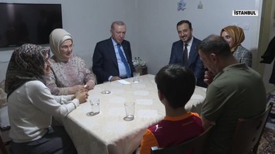 Erdoğan çiftinden iftar sürprizi