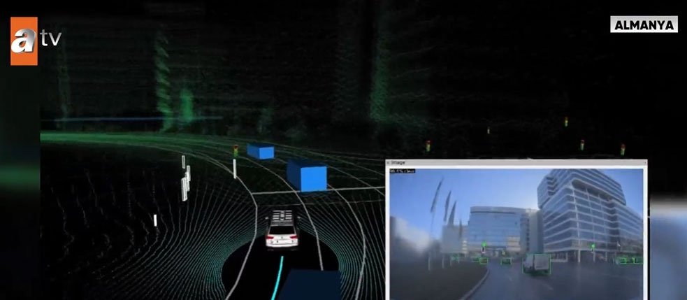 Sensörlü, otonom araç