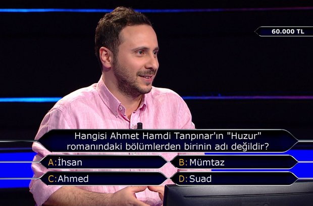 Hangisi Ahmet Hamdi Tanpınar'ın "Huzur" romanındaki bölümlerden birinin adı değildir?