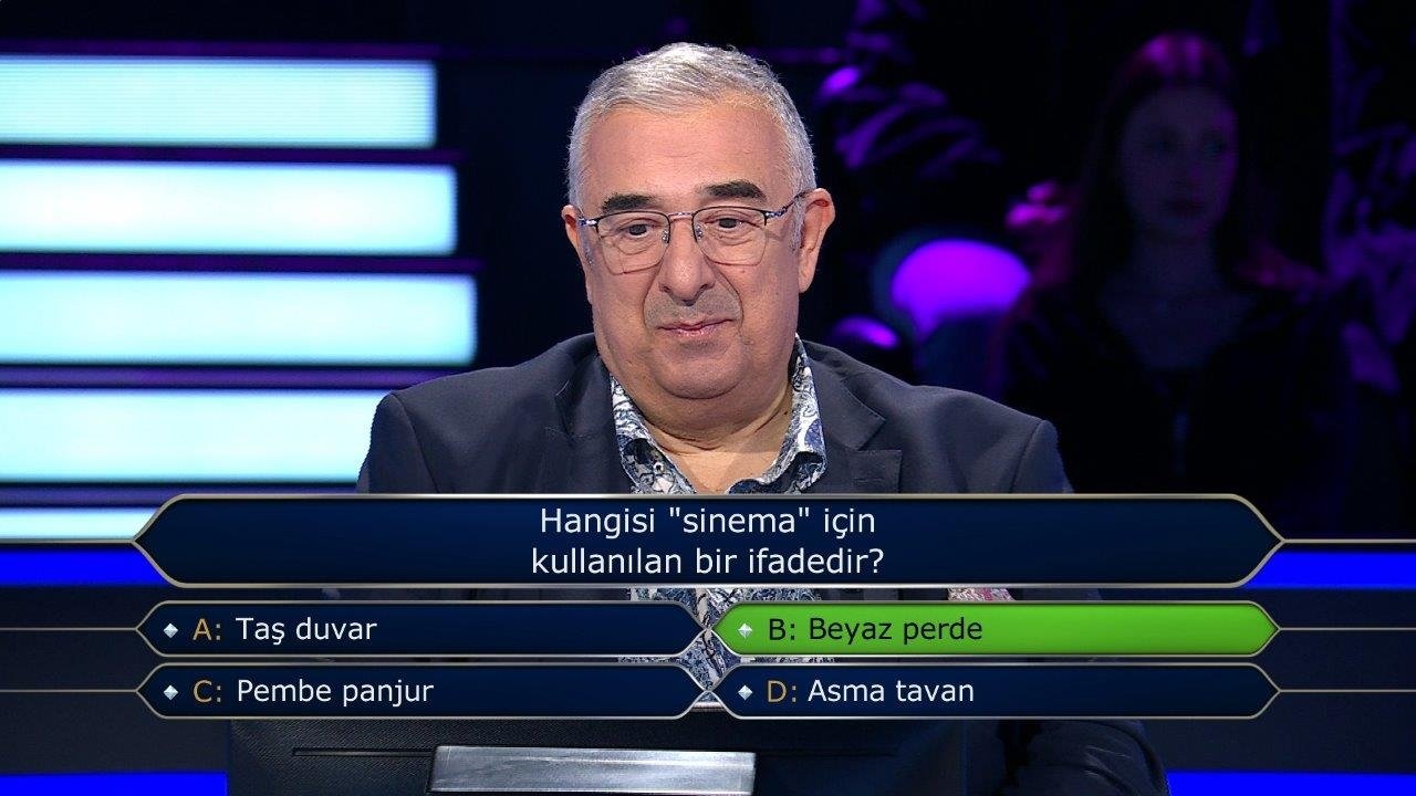 Milyoner son bölüm soruları... 