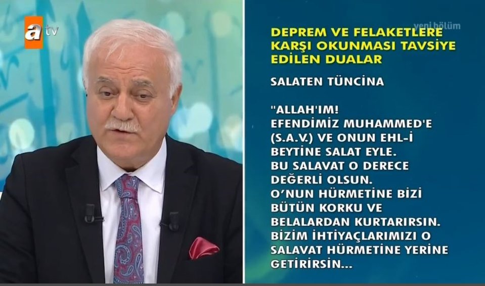 Deprem Ve Felaketlere Karsi Okunmasi Tavsiye Edilen Dualar Atv