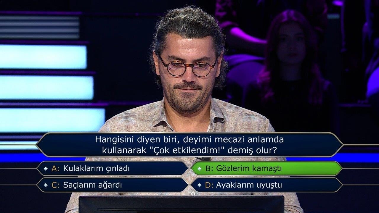 Milyoner son bölüm soruları... 