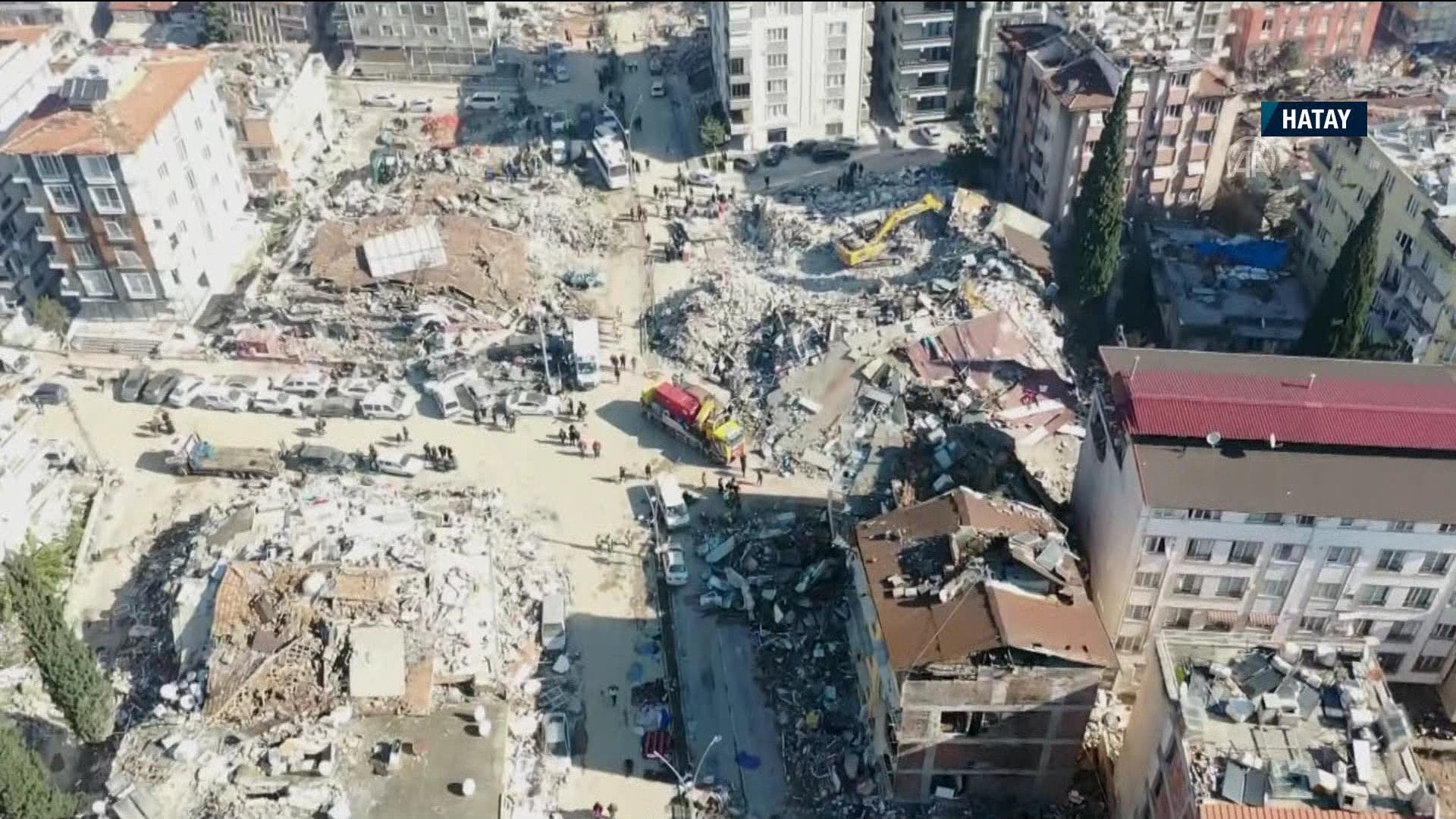 Hatay'da büyük yıkım