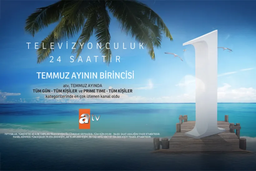 Temmuz ayının lideri atv