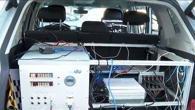 Sensörlü, otonom araç