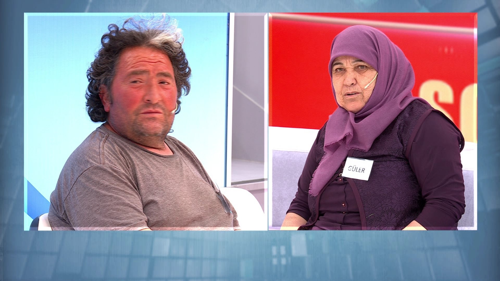 Kendini yere attı, kocasını istedi