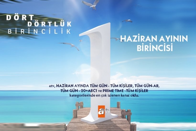 atv'den dört dörtlük birincilik