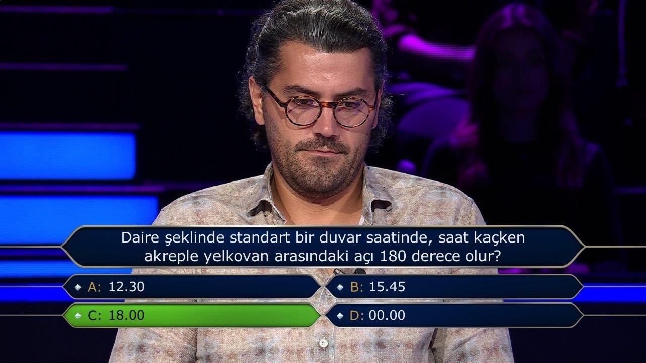Milyoner son bölüm soruları... 