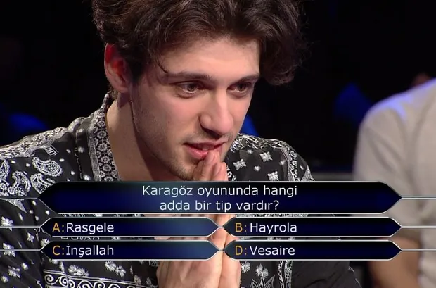 Karagöz oyununda hangi adda bir tip vardır?