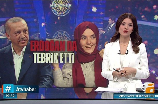 Milyoner E Damga Vuran Ummu Gulsun Genc I Baskan Erdogan Da Tebrik Etti Atv