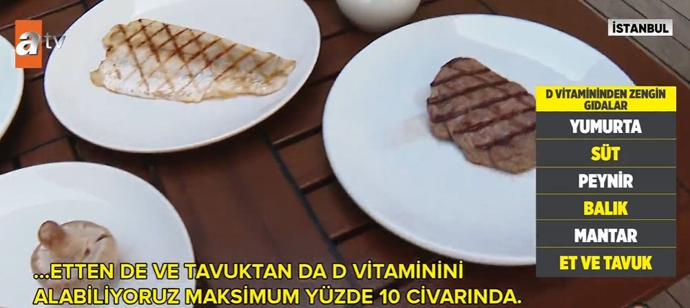 D vitamini hangi gıdalarda var?