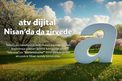 atv dijital Nisan’da da zirvede