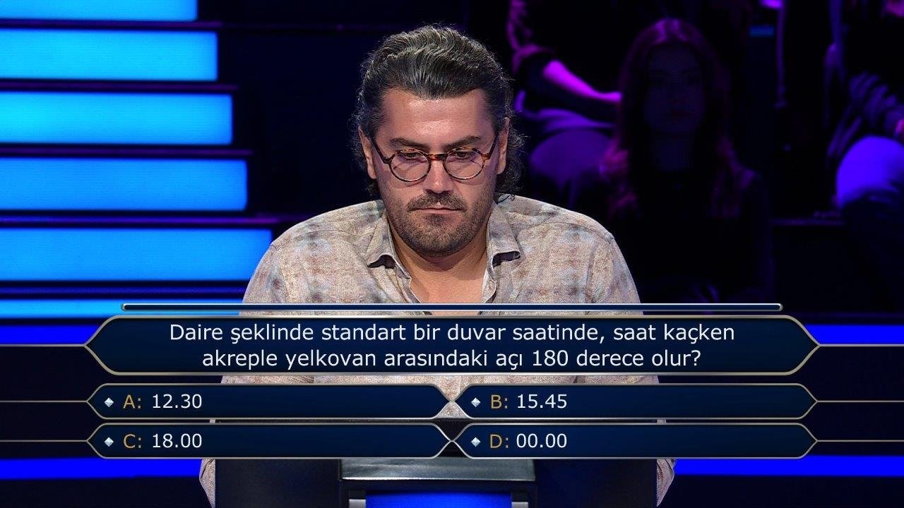 Milyoner son bölüm soruları... 