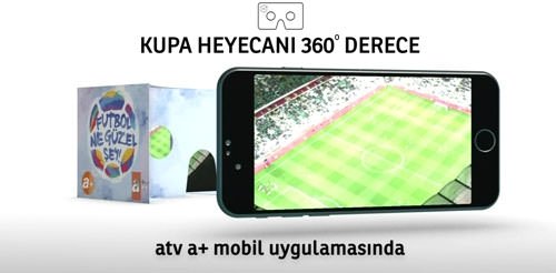 atv’den bir ilk daha: '360°' canlı maç yayını!