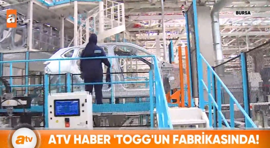 TOGG kapılarını atv Haber'e açtı!