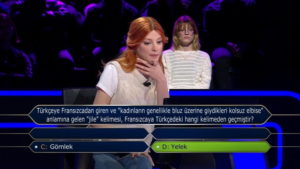 Milyoner son bölüm soruları... 