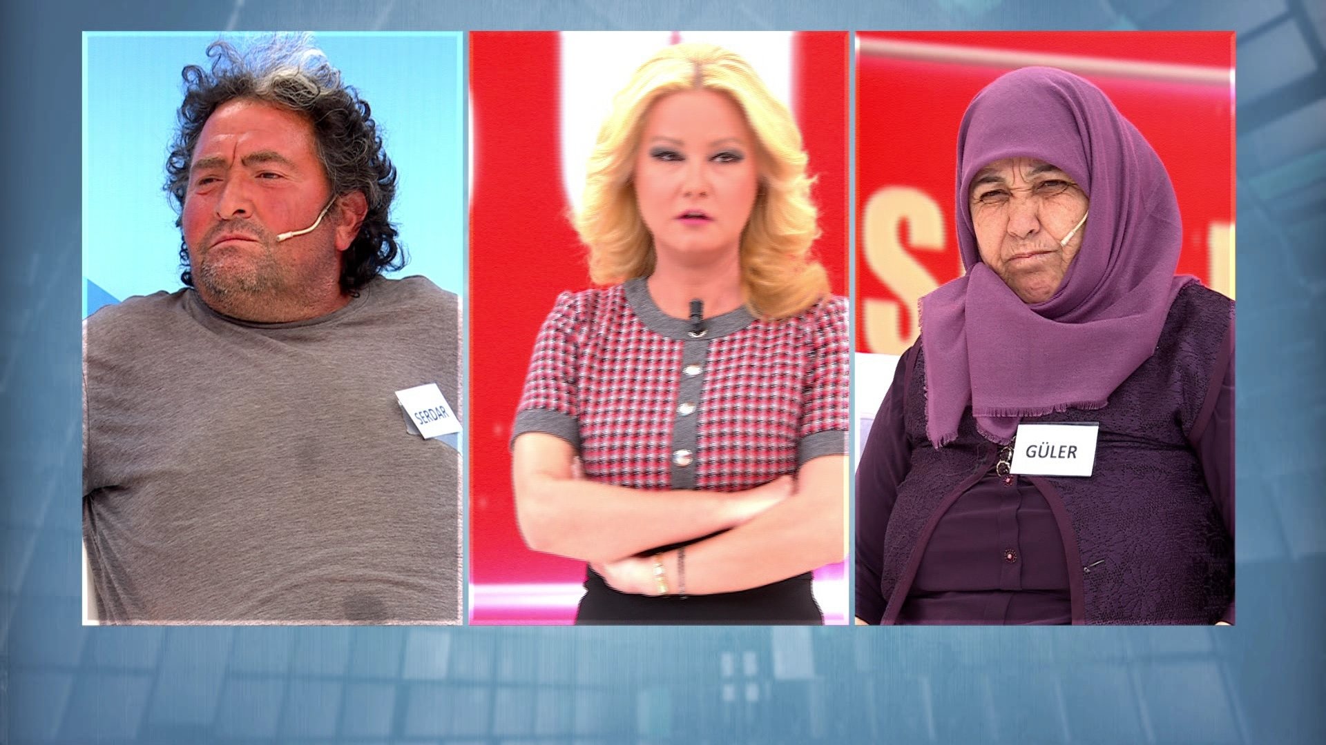 Kendini yere attı, kocasını istedi