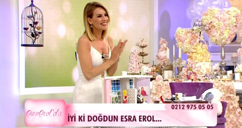Esra Erol'a doğum günü sürprizi