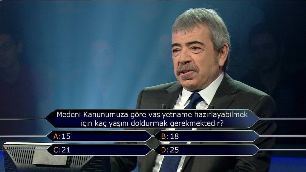 Milyoner'in 416. bölüm soruları