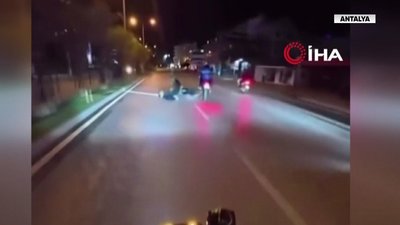 Tek teker şov kötü bitti