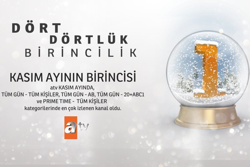 atv  birinciliğine devam ediyor!