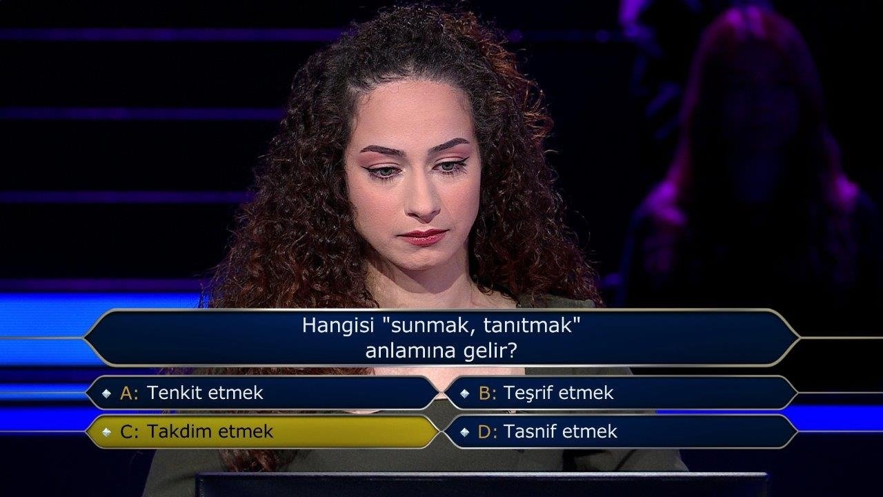 Milyoner son bölüm soruları... 