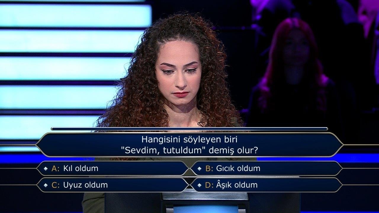 Milyoner son bölüm soruları... 