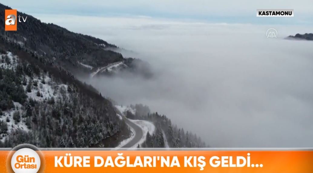 Küre Dağları’ndan muhteşem görüntüler