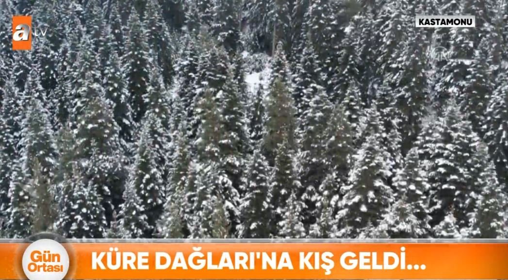 Küre Dağları’ndan muhteşem görüntüler