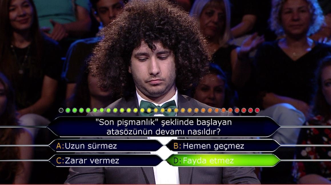 Arda Ayten,1.000.000 TL'nin sahibi oldu!