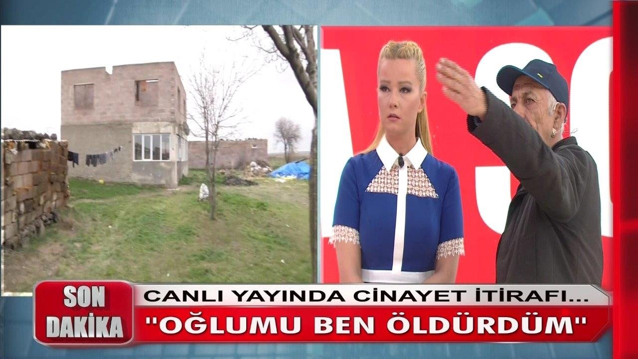 Cinayeti canlı yayında itiraf etmişti!