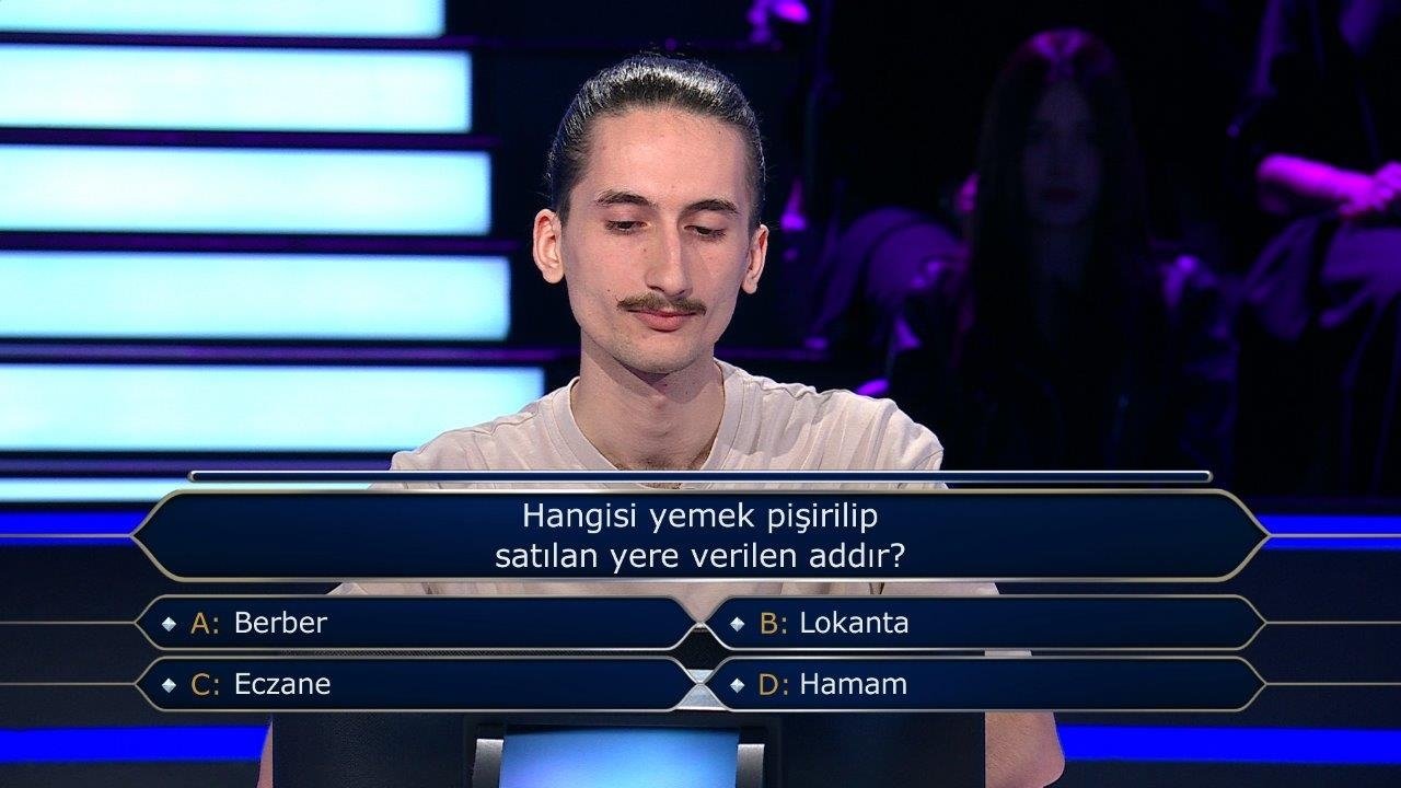 Milyoner son bölüm soruları... 