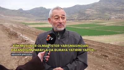 Kazandığı ödülle ceviz ağacı dikti