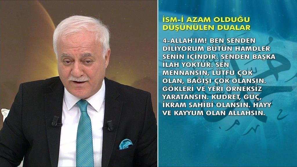 İsm-i Azam olduğu düşünülen dualar