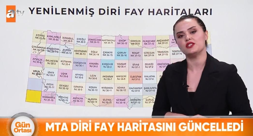 45 il 110 ilçe fay hattında