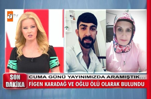 Figen Karadağ ve oğlu ölü bulundu! atv