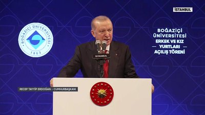 Cumhurbaşkanı Erdoğan Boğaziçi Üniversitesi’nde