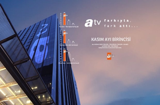 atv zirvede tek başına