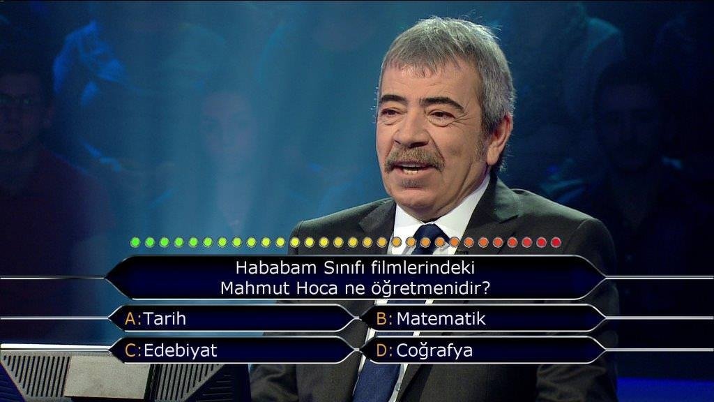 Milyoner'in 416. bölüm soruları