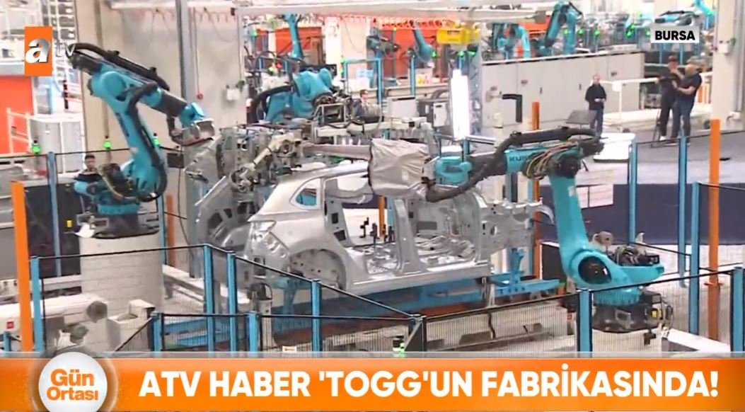 TOGG kapılarını atv Haber'e açtı!